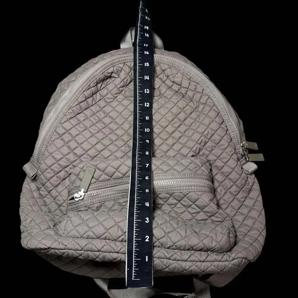 Tommy Hilfiger Quilted Nylon Gray Backpack